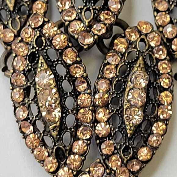 Rose Gold Long Chandelier Earrings - Picture 3 of 5